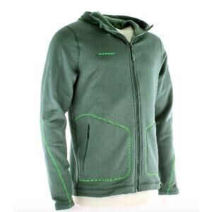 Mammut Swiss Design Green Zip Up Jacket Mercury Mens Outdoor Sweater XL